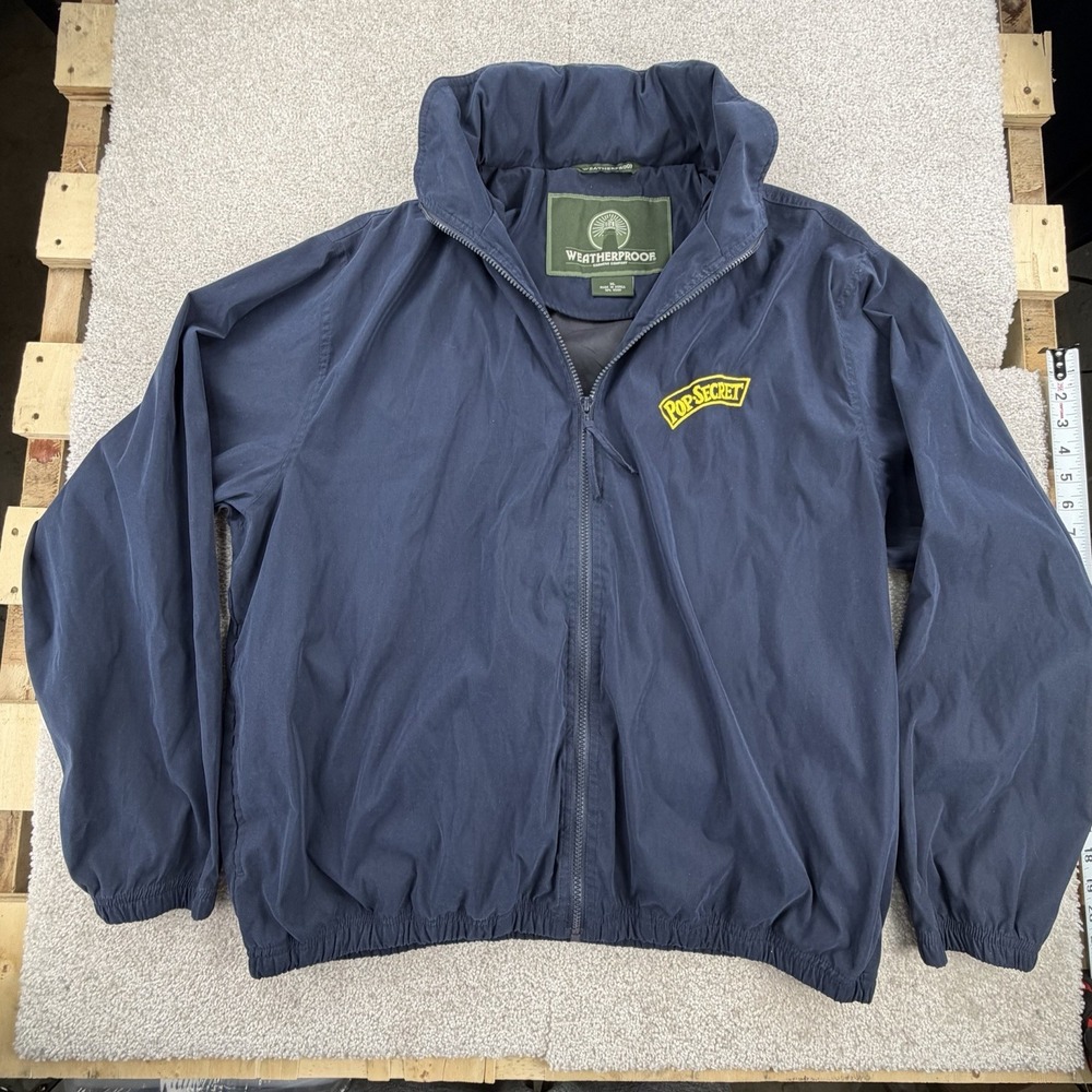 WEATHERPROOF Jacket Mens XL‎ Bomber Embroidered Pop Secret Popcorn Full Zip